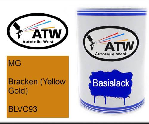 MG, Bracken (Yellow Gold), BLVC93: 500ml Lackdose, von ATW Autoteile West.